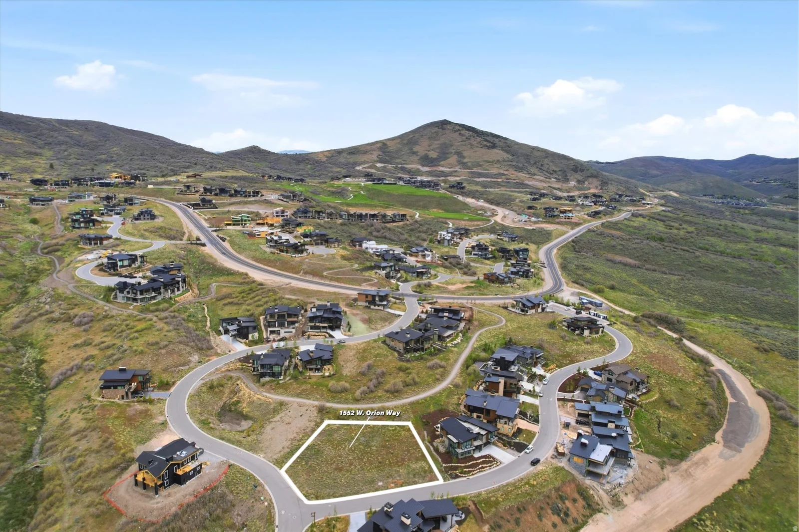 Expansive building lot located within a hillside community